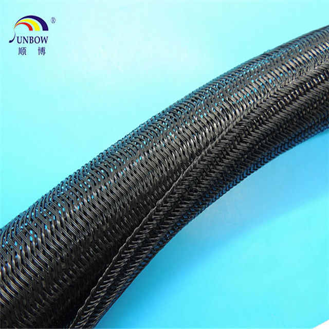 SB-SC-B PET Braided Self Closing Cable Wrap