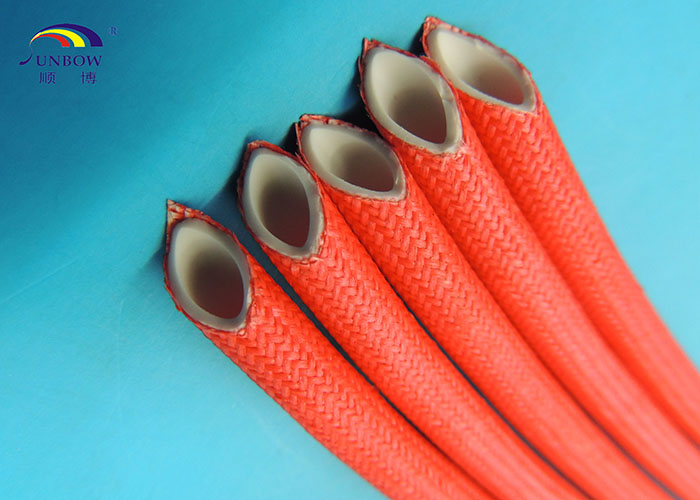 What is Double -layer silicon resin glass fiber sleeve made of